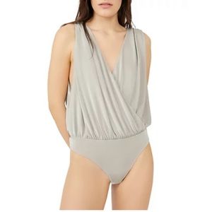 New Free People Night Owl Bodysuit in Oxide. Size small